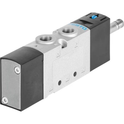 Festo Pilot G Solenoid Valve Pneumatic 5/2 Monostable Manifold Mount Die Cast Aluminium Body VUVS-L25-M52-AD-G14-F8