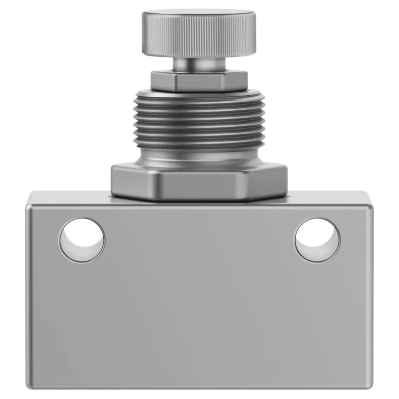 Festo GRA Series Die Cast Zinc Flow Controller Flow Valve 10 bar Max Operating Pressure GRA-1/4-B