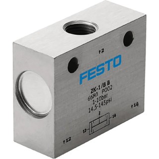 Festo Pneumatic Logic Controller ZK-1/8-B Series 1 to 10 Bar Operating Pressure AND Function Brazil