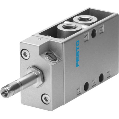 Festo Pneumatic Solenoid Valve Pilot G 1/2in 5/2 Monostable 3700 L/min Max Flow 8 bar Max Pressure Model MFH-5-1/2