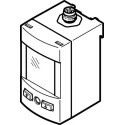 Festo Pressure Sensor Vacuum Differential Relative, 30V DC, IP65 IP67, 0 bar, 50°C SPAU-V1R-H-Q4D-L-PNLK-PNVBA-M12D
