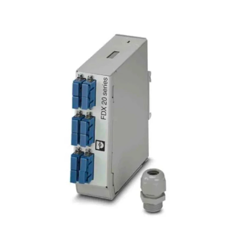 Phoenix Contact Fibre Optic Patch Panel 6 Port SC Connector Single Mode Duplex, Height 130mm Width 136mm 1019692