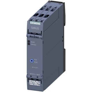 Siemens Monitoring Relay DPDT DIN Rail 230V AC 24V DC 3RN2013-1BA30