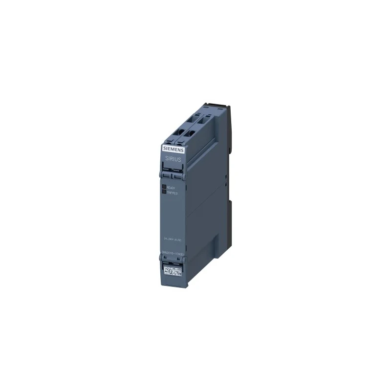 Siemens Monitoring Relay, SPDT Contact, DIN Rail Mount, 0 V AC Supply, Screw Terminals, 40 ms Delay, 3RN2010-1CW30