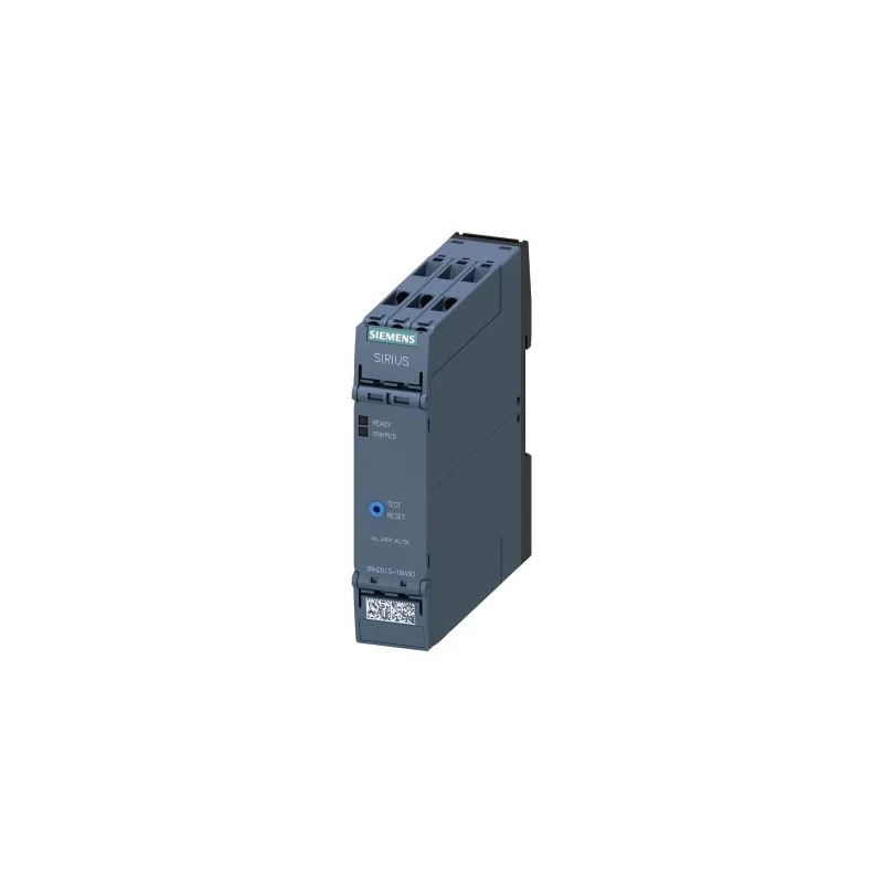 Siemens Monitoring Relay DPDT DIN Rail Mount 0 V AC Control Voltage 1.7W Power Consumption 3RN2013-1BW30