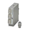 Phoenix Contact Fibre Optic Patch Panel 12 Port LC Multimode Duplex DIN Rail Mount 130mm Height 40mm Width 1019709