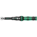 Wera Click Torque Wrench, Reversible Ratchet, 3/8 in Drive, Square Drive, 10 to 50 Nm Torque, 360mm Overall 05075610001