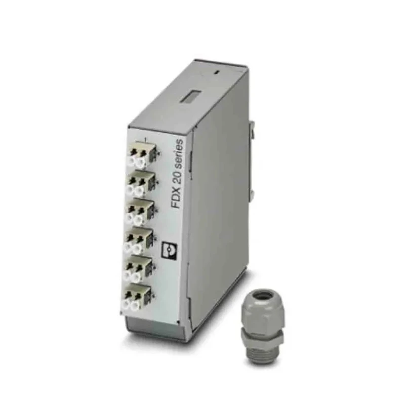 Phoenix Contact Fibre Optic Patch Panel 6 Port LC Multimode, Duplex, 130mm x 40mm 1019713