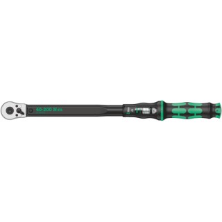 Wera Click Torque Wrench 1/2 in Drive Square Drive 40 to 200 Nm Torque Range with ±3% Accuracy 510mm Overall 05075622001