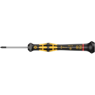 Wera Precision Screwdriver, PH00 Tip, 40 mm Blade, 137mm Overall PH00