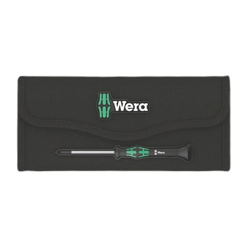 Wera Precision Screwdriver Set Hex-Plus Phillips Slotted Torx Torx Plus, 12-Piece, Czech Republic 05073677001