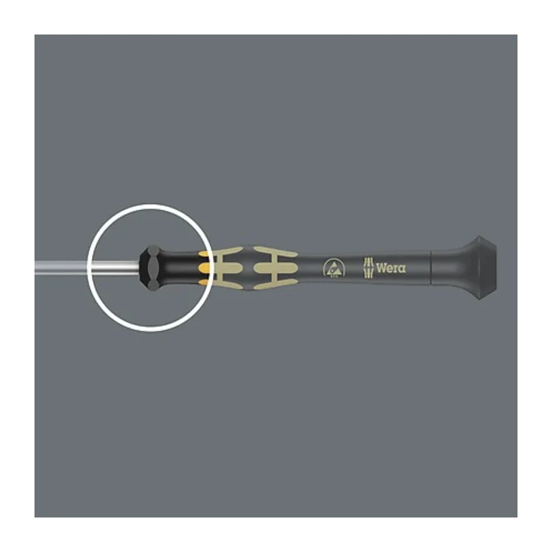 Wera Precision Screwdriver, PH0 Tip, 40 mm Blade, 137 mm Overall 05030119001