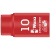 Wera 3/8 in Drive 10 mm 6 Point Hex Insulated Socket VDE 1000V Approved, 46mm Overall Length 05004954001