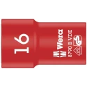 Wera 3/8 in Drive 16 mm 6 Point Hex Insulated Socket VDE 1000V Approved IEC 60900, 46mm Overall Length 05004960001