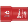 Wera 3/8 in Drive 16 mm 6 Point Hex Insulated Socket VDE 1000V Approved IEC 60900, 46mm Overall Length 05004960001
