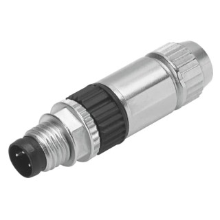 Festo NECU Series Adapter for Pressure Switches, Straight Plug Connector, Self-Assembly NECU-S-M8G3-HX