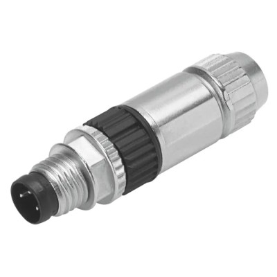 Festo NECU Series Adapter for Pressure Switches, Straight Plug Connector, Self-Assembly NECU-S-M8G3-HX