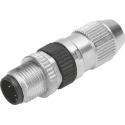 Festo Pneumatic Sensor & Switch Adapter NECU Series Zinc Die-Cast Nickel Plated Housing NECU-S-M12G3-HX