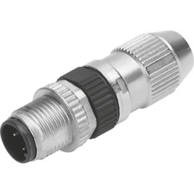 Festo Pneumatic Sensor & Switch Adapter NECU Series Zinc Die-Cast Nickel Plated Housing NECU-S-M12G3-HX