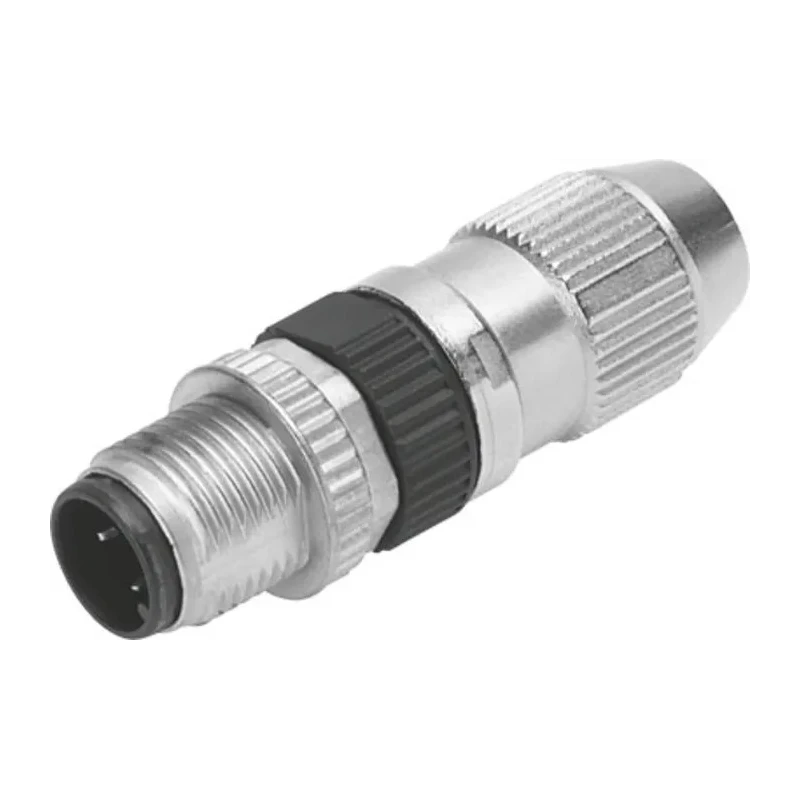 Festo Pneumatic Sensor & Switch Adapter NECU Series Zinc Die-Cast Nickel Plated Housing NECU-S-M12G3-HX