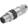 Festo Pneumatic Sensor & Switch Adapter NECU Series Zinc Die-Cast Nickel Plated Housing NECU-S-M12G3-HX