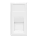 Contactum White Telephone Socket Light Switch Metal Clad Series E1117W