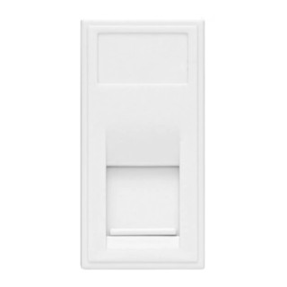 Contactum White Telephone Socket Light Switch Metal Clad Series E1117W