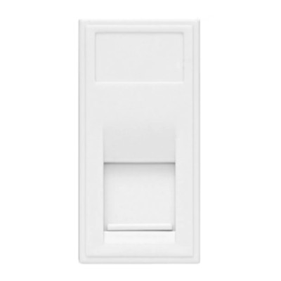 Contactum White Telephone Socket Light Switch Metal Clad Series E1117W