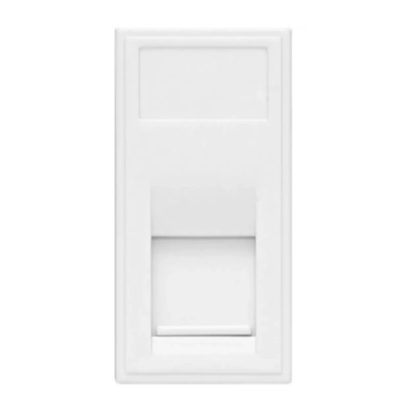 Contactum White Telephone Socket Light Switch Metal Clad Series E1117W