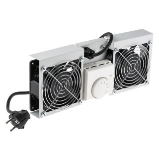 RS PRO 2 Fan Fan Module, 1 U, 240V, 115 CFM Air Flow, 3100 RPM, Noise Level 49dB 802-0311