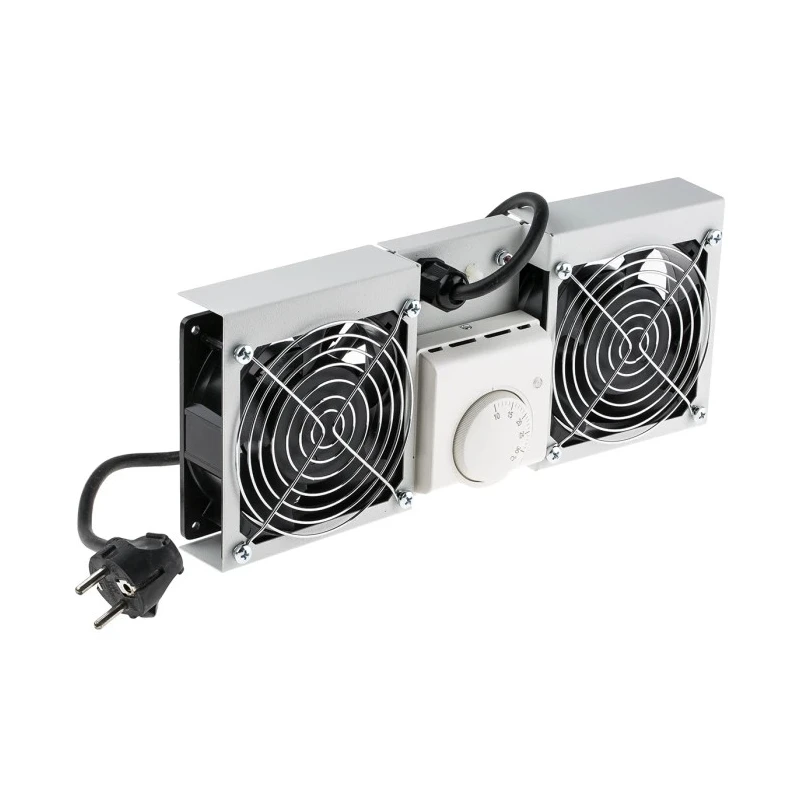 RS PRO 2 Fan Fan Module, 1 U, 240V, 115 CFM Air Flow, 3100 RPM, Noise Level 49dB 802-0311