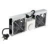 RS PRO 2 Fan Fan Module, 1 U, 240V, 115 CFM Air Flow, 3100 RPM, Noise Level 49dB 802-0311