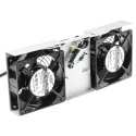 RS PRO 2 Fan Fan Module, 1 U, 240V, 115 CFM Air Flow, 3100 RPM, Noise Level 49dB 802-0311