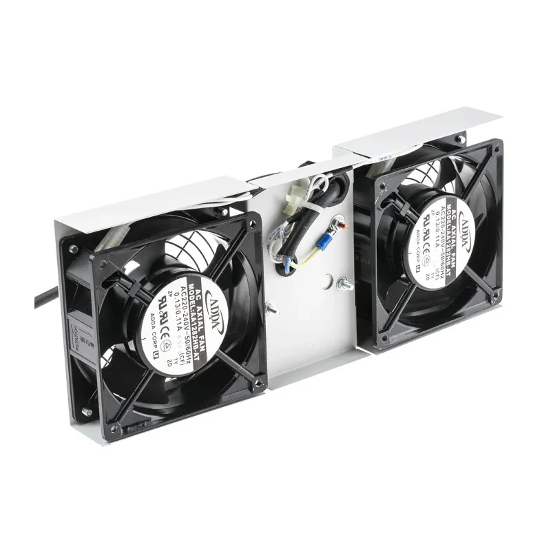 RS PRO 2 Fan Fan Module, 1 U, 240V, 115 CFM Air Flow, 3100 RPM, Noise Level 49dB 802-0311