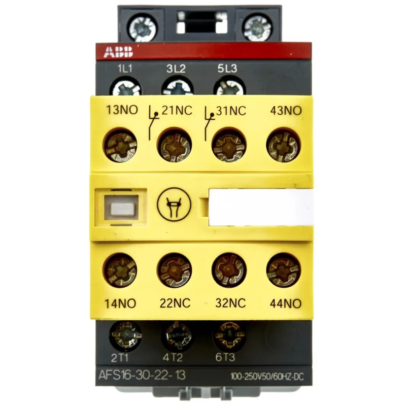 ABB Jokab AFS Contactor 3-Pole 30A 9kW Coil Voltage 100/250V ac/dc Control Voltage 24V Model 1SBL177082R1322 AFS16-30-22-13