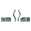 RS PRO 32 mm Steel Spring Clip 42.1 mm Height x 4 mm Fixing Hole Diameter 175-3584