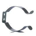 RS PRO 50 mm Steel Spring Clip 61.1 mm Height 4 mm Fixing Hole Diameter 175-3586