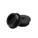 Alpha Wire Cable Gland Plug Plastic Black 22mm Diameter Threaded PG11 