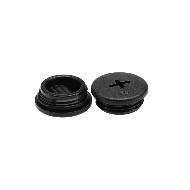 Alpha Wire Cable Gland Plug Plastic Black 22mm Diameter Threaded PG11 