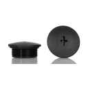 Alpha Wire Cable Gland Plug, M25 Thread, Plastic, 30 mm Diameter, IP68, IP66 Rated, UL Approved HPM25 BK080