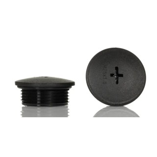 Alpha Wire Cable Gland Plug, M25 Thread, Plastic, 30 mm Diameter, IP68, IP66 Rated, UL Approved HPM25 BK080