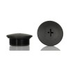 Alpha Wire Cable Gland Plug, M25 Thread, Plastic, 30 mm Diameter, IP68, IP66 Rated, UL Approved HPM25 BK080