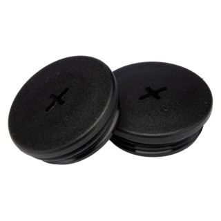 Alpha Wire Plastic Cable Gland Plug, PG21 Thread, 33 mm Diameter, Black, IP68 IP66, -20°C to 150°C 