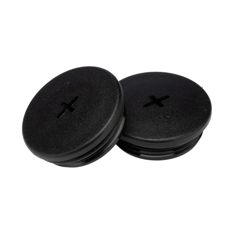 Alpha Wire Plastic Cable Gland Plug, PG21 Thread, 33 mm Diameter, Black, IP68 IP66, -20°C to 150°C 
