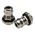 Alpha Wire Metallic Metal Cable Gland FIT Wire Management Series 3/8 in NPT Thread 4 mm min., 8 mm max., IP66 MNPT3/8 NC080