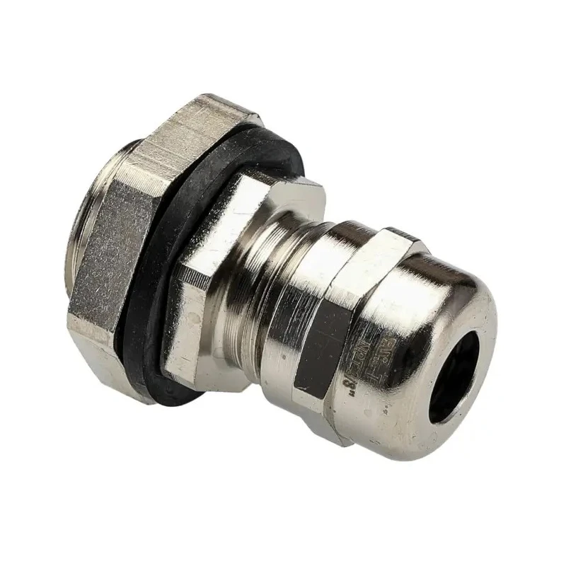 Alpha Wire Metallic Metal Cable Gland FIT Wire Management Series 3/8 in NPT Thread 4 mm min., 8 mm max., IP66 MNPT3/8 NC080