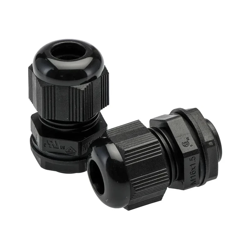 Alpha Wire FIT Wire Management Series Black Polyamide 6 Cable Gland M16 Thread 5mm-10mm IP66 IP68 PMC16 BK080