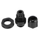 Alpha Wire FIT Wire Management Series Black Polyamide 6 Cable Gland M12 Thread Size 3-6.5 mm PMC12 BK080