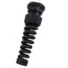 Alpha Wire FIT Wire Management Series Black Polyamide 6 Cable Gland M12 Thread 3-6.5 mm Clamping Range IP68 IP66 PMS12 BK080