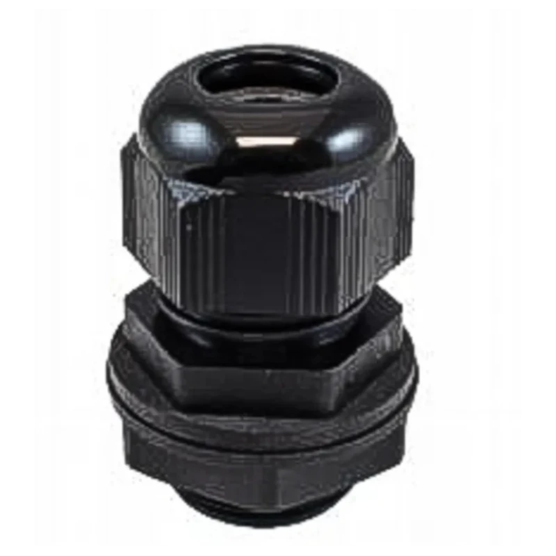 Alpha Wire FIT Wire Management Series Black Polyamide 6 Cable Gland PG7 Thread, 3 mm to 6.5 mm Diameter, IP66 PPC7 BK080